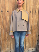 Charger l'image dans la galerie, VESTE TRENCH MOTIF MICRO