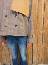 Charger l'image dans la galerie, VESTE TRENCH MOTIF MICRO