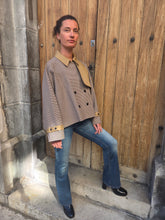 Charger l'image dans la galerie, VESTE TRENCH MOTIF MICRO