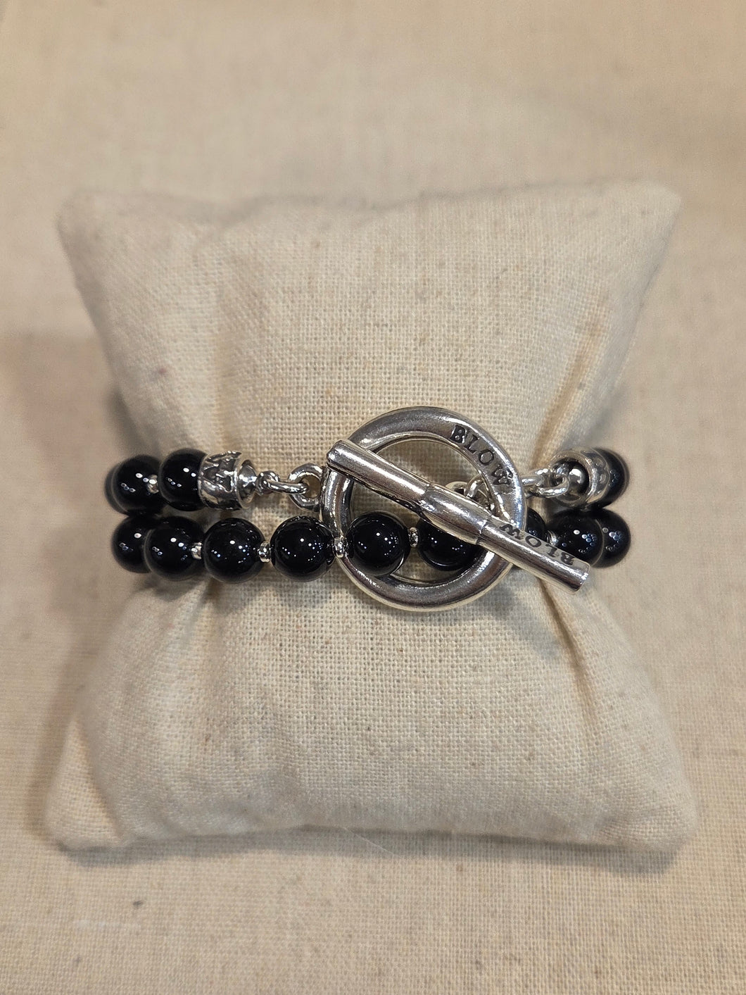 BRACELET NUDE AGATE NOIRE