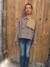 Charger l'image dans la galerie, VESTE TRENCH MOTIF MICRO
