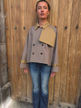 Charger l'image dans la galerie, VESTE TRENCH MOTIF MICRO
