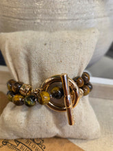 Charger l'image dans la galerie, BRACELET NUDE OEIL DE TIGRE OR
