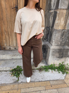 JEAN FLARE POCHE PLAQUEES PLEASE