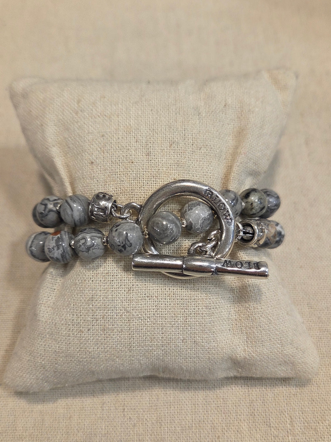 BRACELET NUDE JASPE GRIS